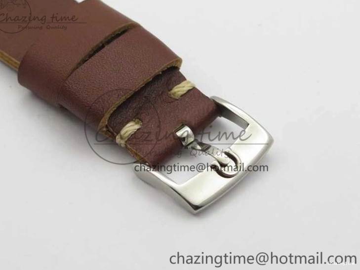 0115 Vintage Seamaster 300 Date T SS B12 Black Dial On Brown Leather Strap A2836 (Free Nylon Strap) WeatherProof 7911